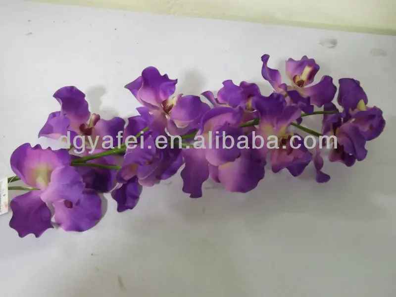 artificial violet flower used to indoor decoration
