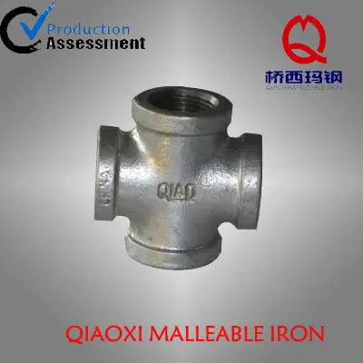 3/4"ANS thread cross banded equal 90 degree malleable iron fitting