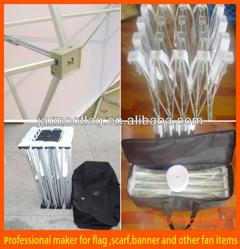 custom aluminum magnetic pop up display stand backdrop