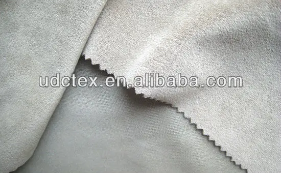 faux suede fabric for home textile