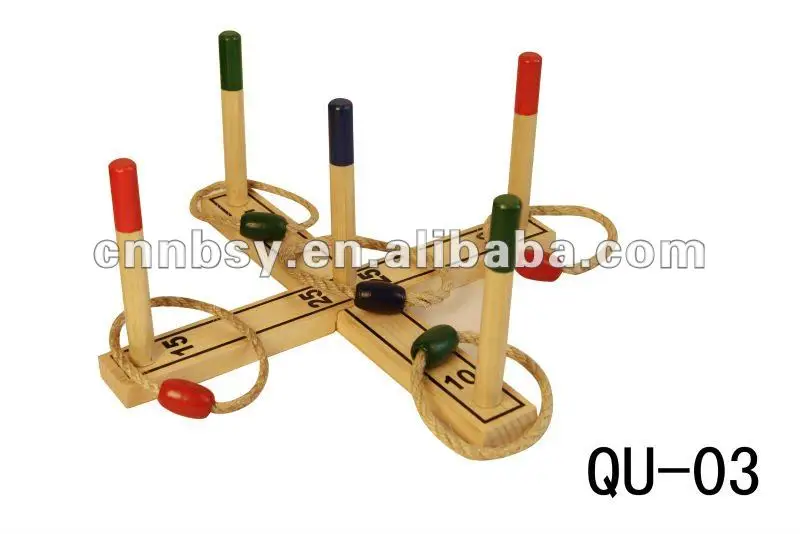 quoit set wood/ringtoss game