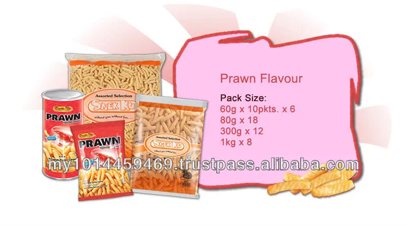 prawn flavour crackers