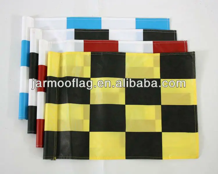 custom mini golf flags with eyelets