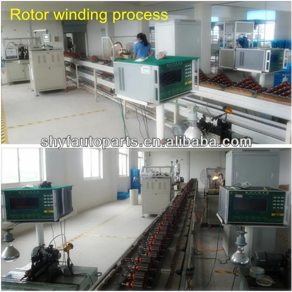 Rotor winding process
