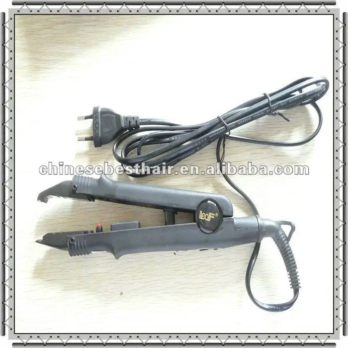 professional hair straighter with titanium plate