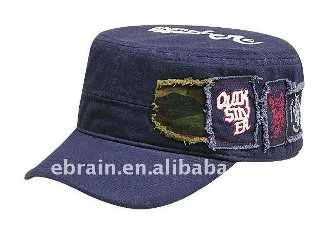 Blue Jean Army Cap