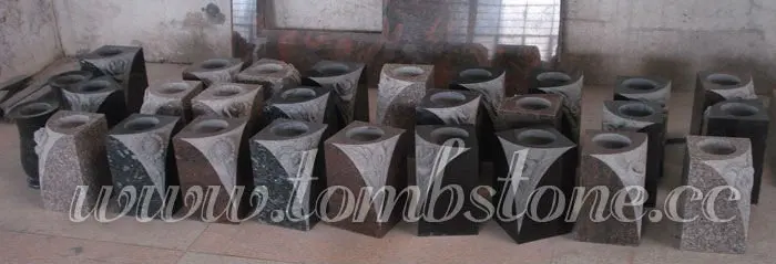 Granite Vase Tombstone Accessories