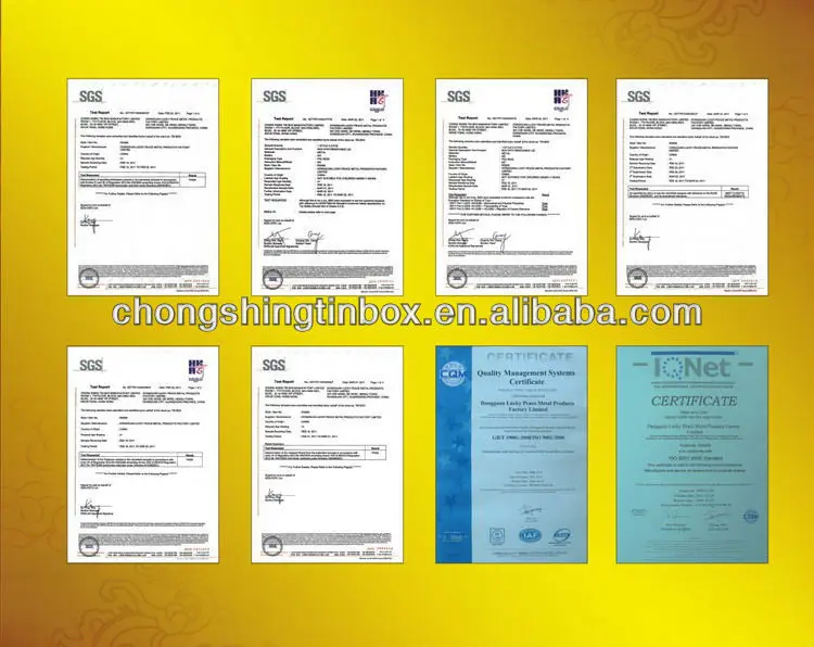 Certificates