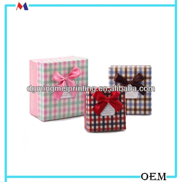 mini anniversary and christmas day paper gift packaging boxes