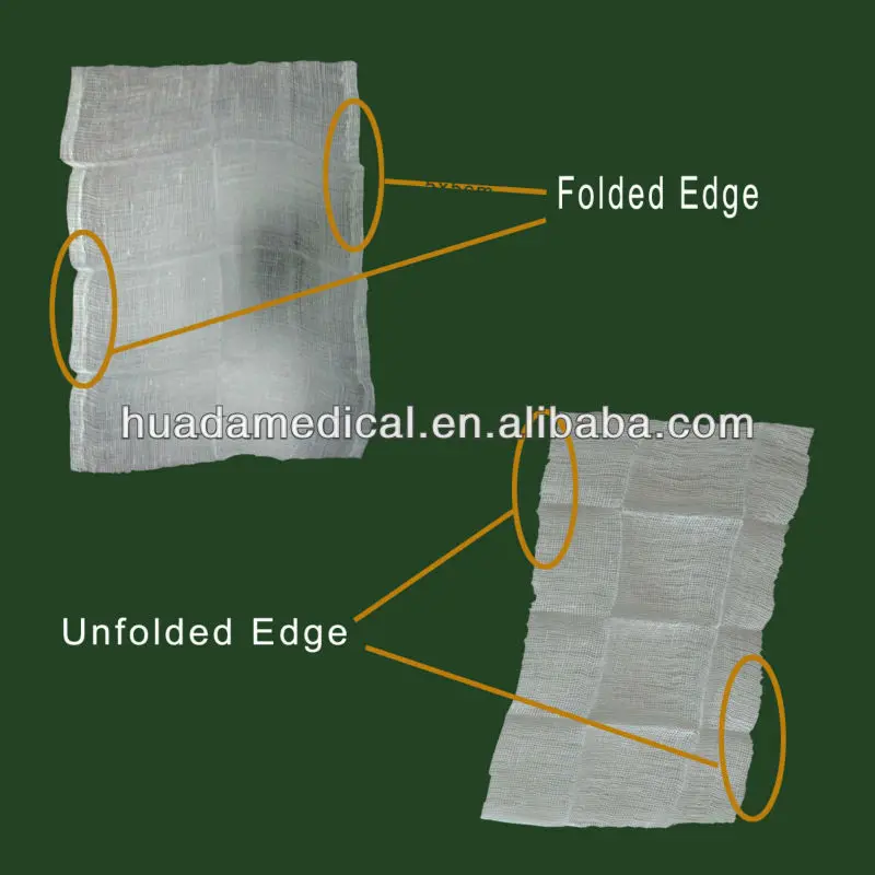 CE,FDA,ISO13485 Approved Medical X-ray Detectable Cotton Gauze Swab/Sponge
