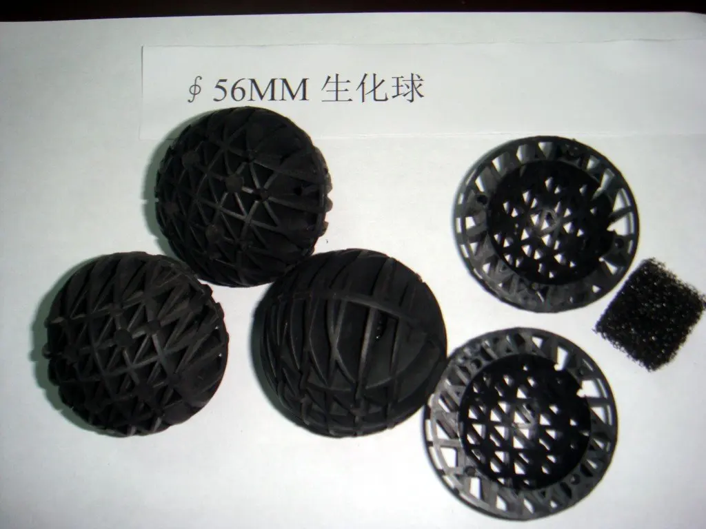 56mm bio ball with sponge
