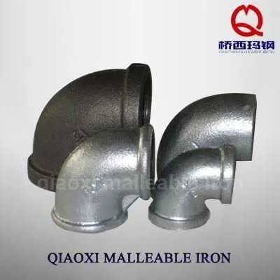 black malleable cast iron pipe fitting meter swivel offset gas fitting