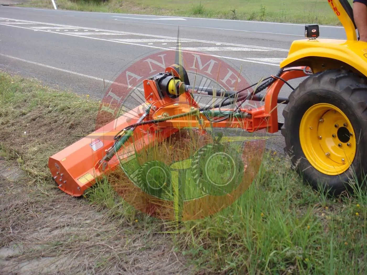 Manual Offset Flail Mower
