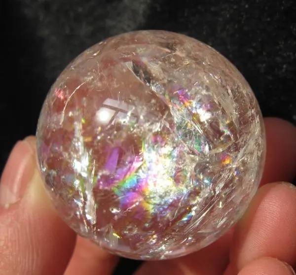 flawless natural rainbow crystal ball spheres,rainbow stone