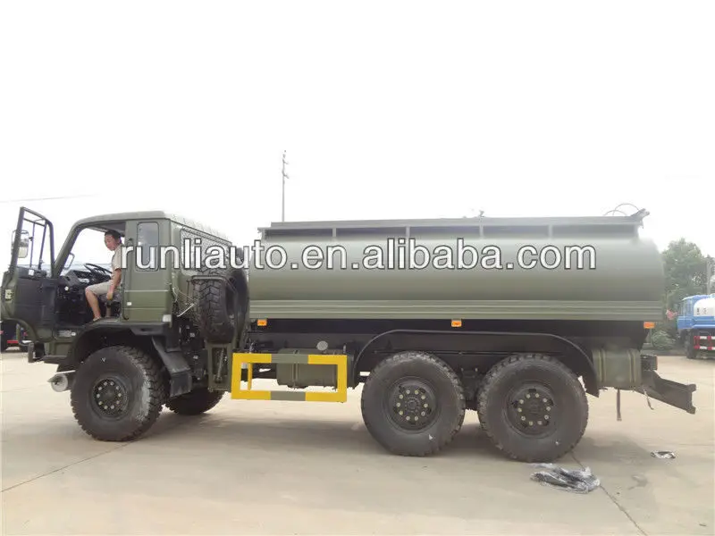 military fuel tank truck/ refuelling truck dongfeng 6x6 eq2102