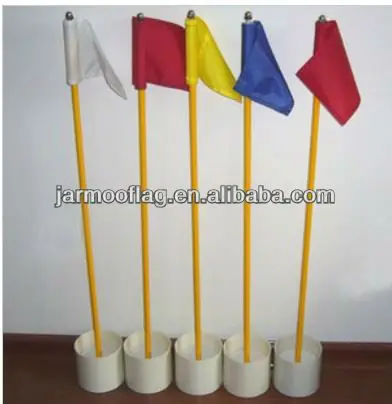 custom mini golf flags with eyelets