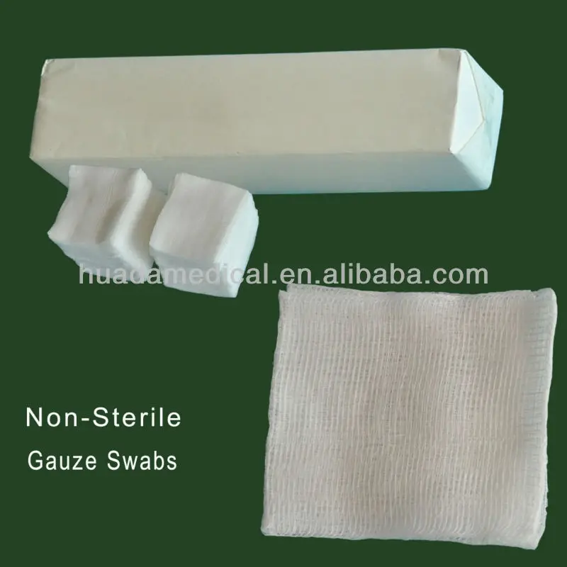 CE,FDA,ISO13485 Approved Medical X-ray Detectable Cotton Gauze Swab/Sponge
