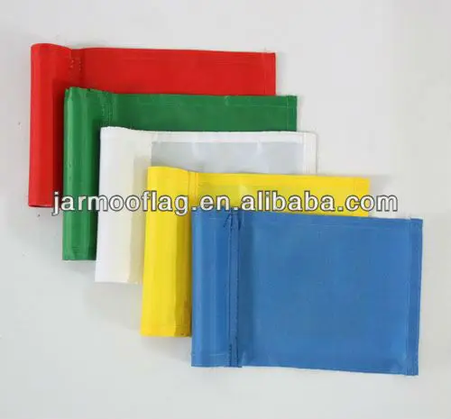 custom mini golf flags with eyelets