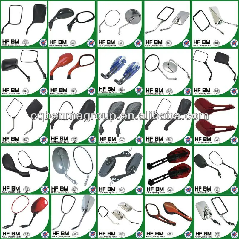 Motorcycle Convex Mirror, Scooter mirros, Motorcycle rear view side mirrors