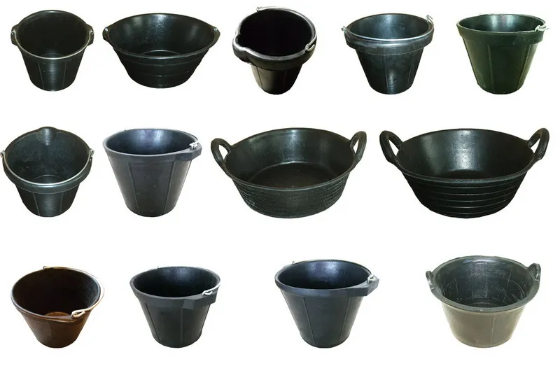 Tyre Rubber Industry Buckets Cement Pail Rubber Pail With Steel Handle Buy Rubber Buckets