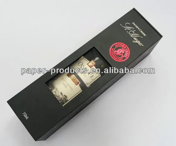 packaging box china manufacture wine paper box for wholesale