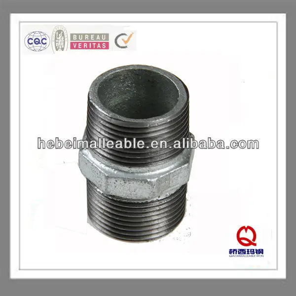 pvc pipe hexagon nipple line plastic nipple