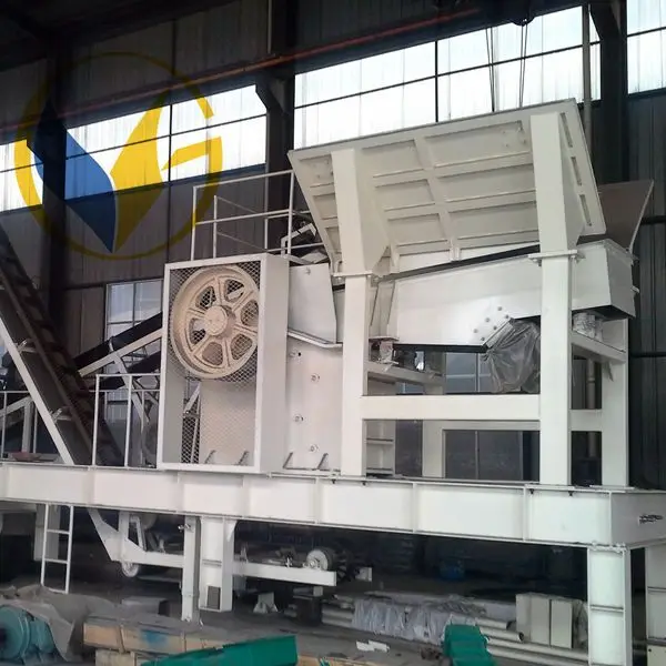 mobile stone crushing machine
