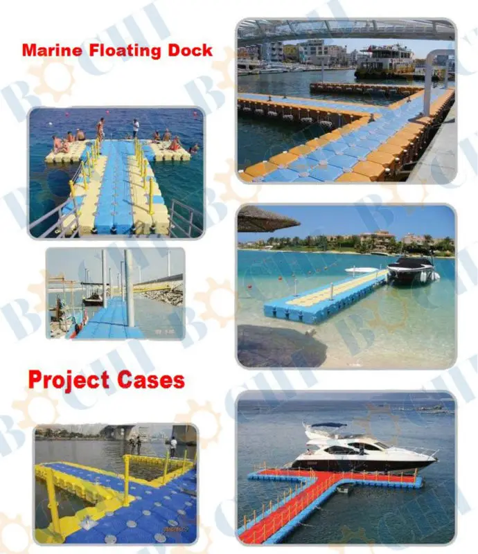 HDPE Floating Dock Boat Polethylene Plastic Modular Pontoons for Floating House