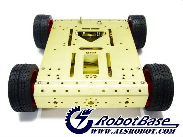 4WD Aluminum Mobile Robot CarRB-13K007