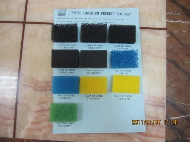 filter sponge in detail