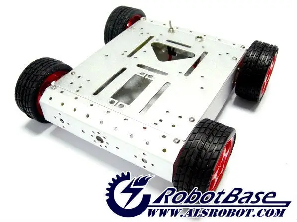 4WD Aluminum Mobile Robot Car RB-13K008