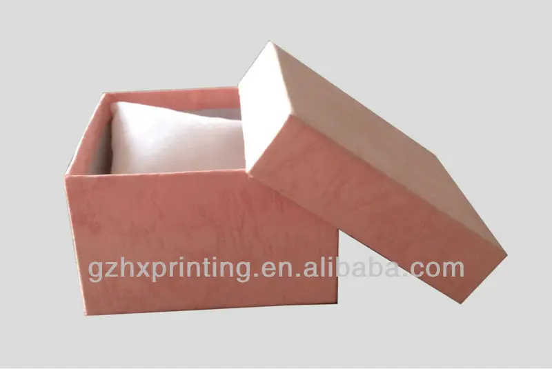 exquisite paper ring box with safe spongy cushion