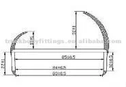 TBF072027 23mm gasket refrigerated truck parts