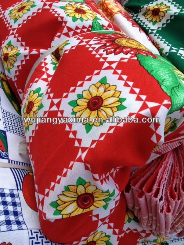 polyester minimat fabric table cloths fabric printing