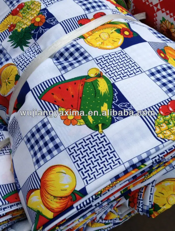 polyester minimat fabric table cloths fabric printing