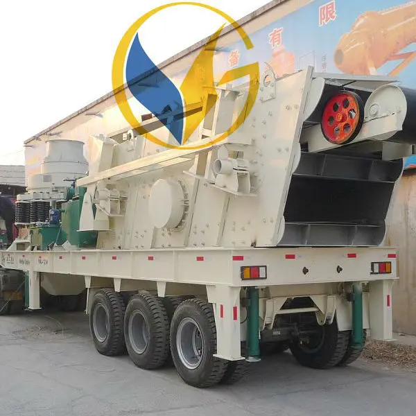 mobile stone crushing machine
