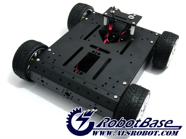 RB-13K053 4WD Aluminum Mobile Robot Car Metal Motor (3)