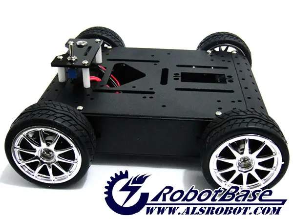 RB-13K053 4WD Aluminum Mobile Robot Car Metal Motor (4)