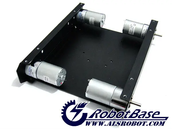 RB-13K053 4WD Aluminum Mobile Robot Car Metal Motor (5)