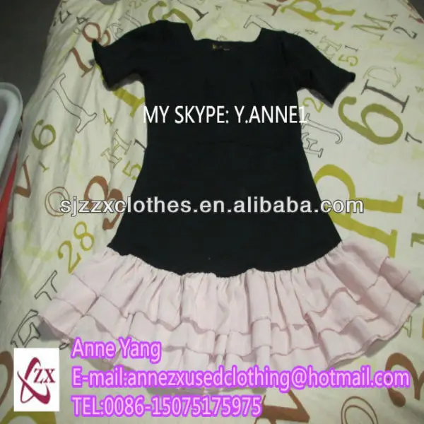 secondhand clothes lady fashion silk dress