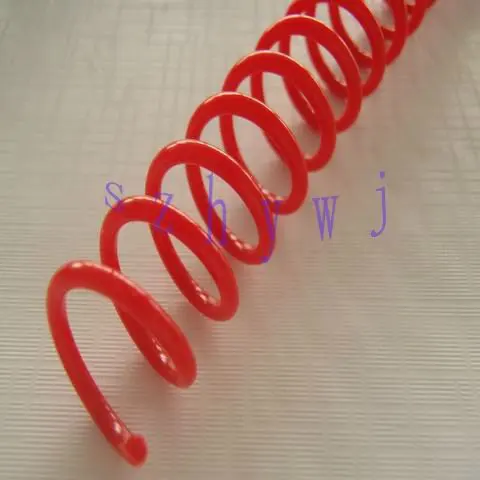 Plastic coils (8) red