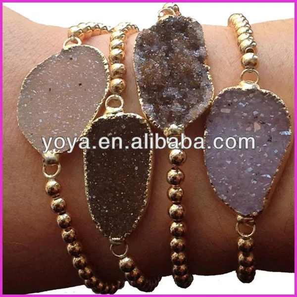 Hot Sale Small Beaded Druzy Bracelet.jpg