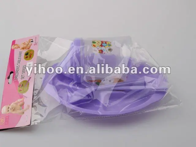 Plastic Kids Feeding Plate Set lunch box for kids china supplier
