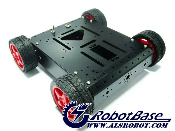 4WD Aluminum Mobile Robot CarRB-13K006