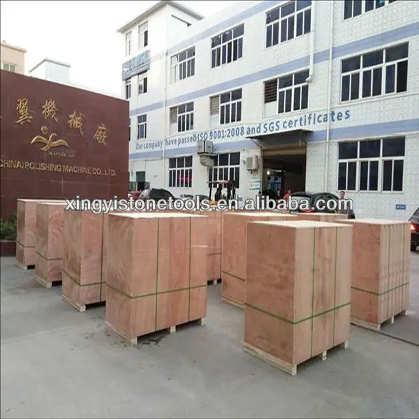 polishing machine packing