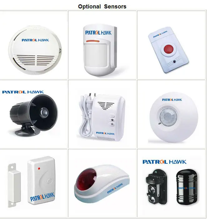 Gsm Sms& Voice Dialing Lcd Display Keypad Gsm Wireless Security Tamper