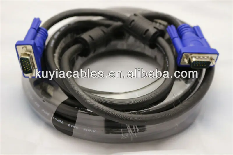 10M30ft Gold-plated HD15pin VGA to VGA Cable 02.jpg