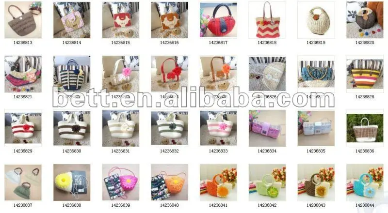 fashion mini straw bags