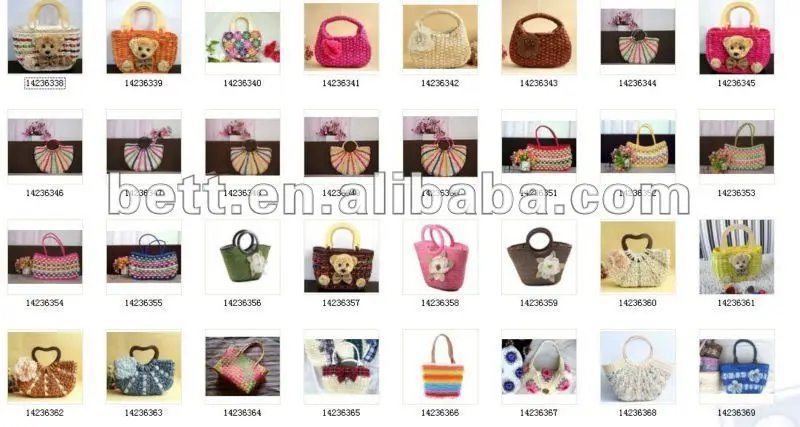fashion mini straw bags