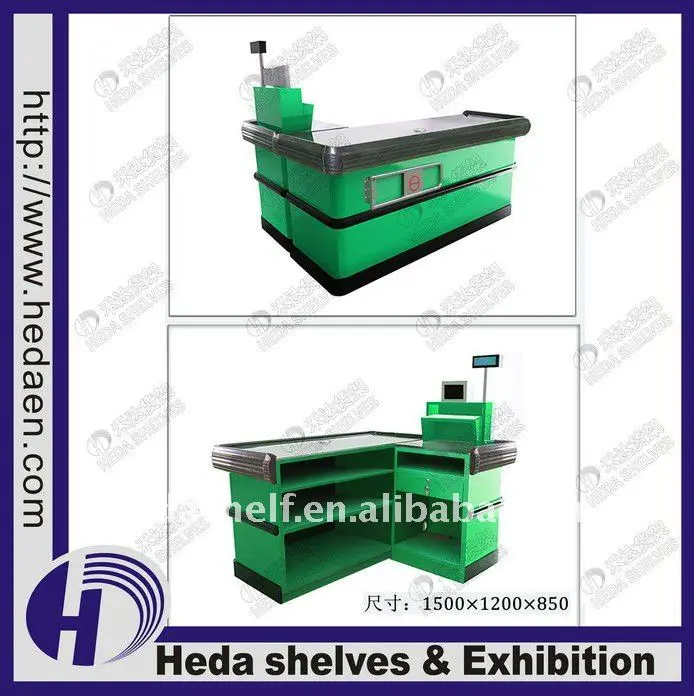 cash register table, View cash register table, HD Product Details from Guangzhou Heda Shelves Co
